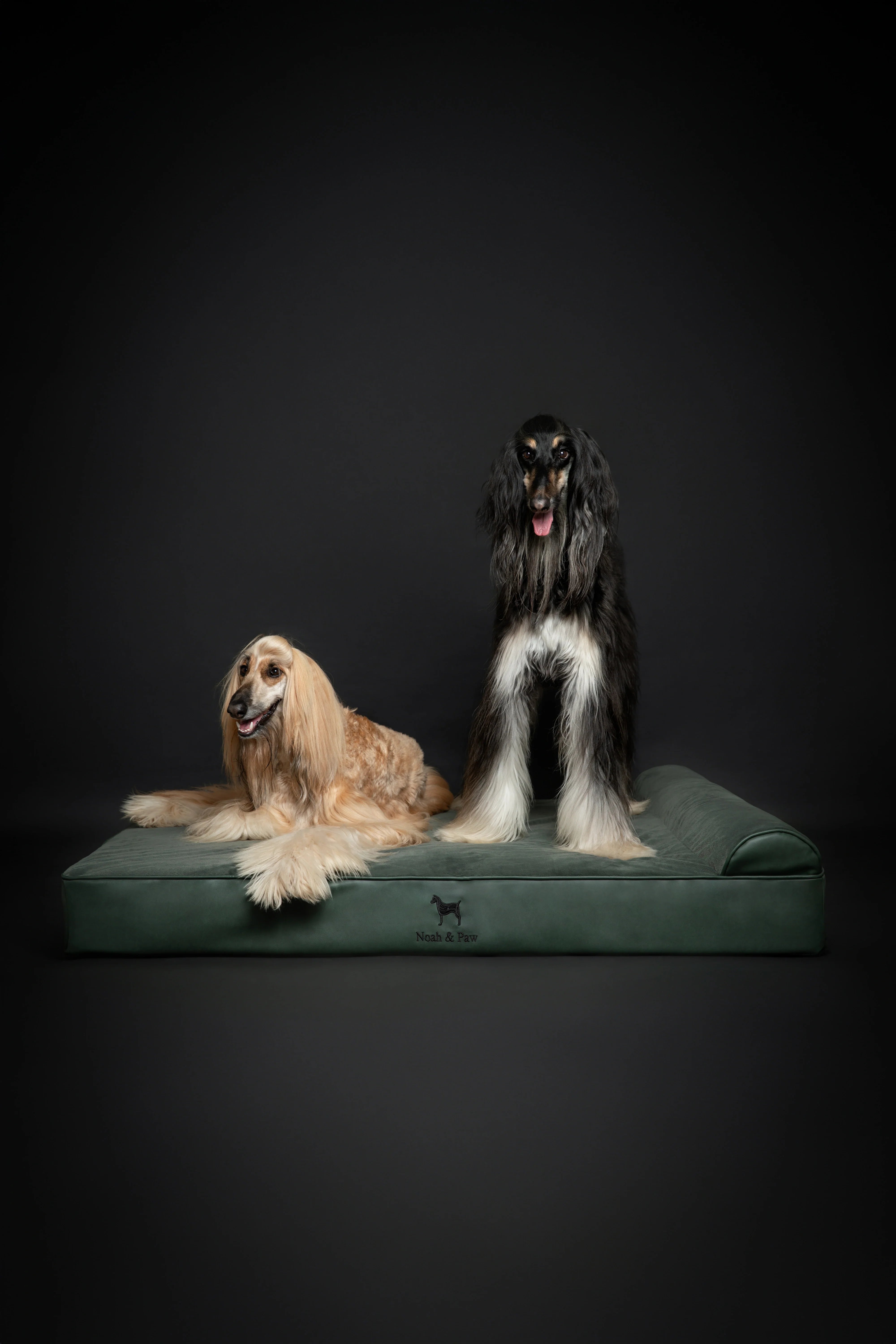 Faux Leather, Orthopedic Pet Bed, Eggshell Memory Foam, Infused with Cooling Gel, Classic Style