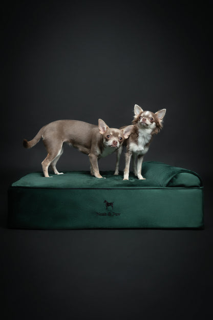 Velvet Orthopedic Pet Bed, Memory Foam, Infused with Cooling Gel - Classic