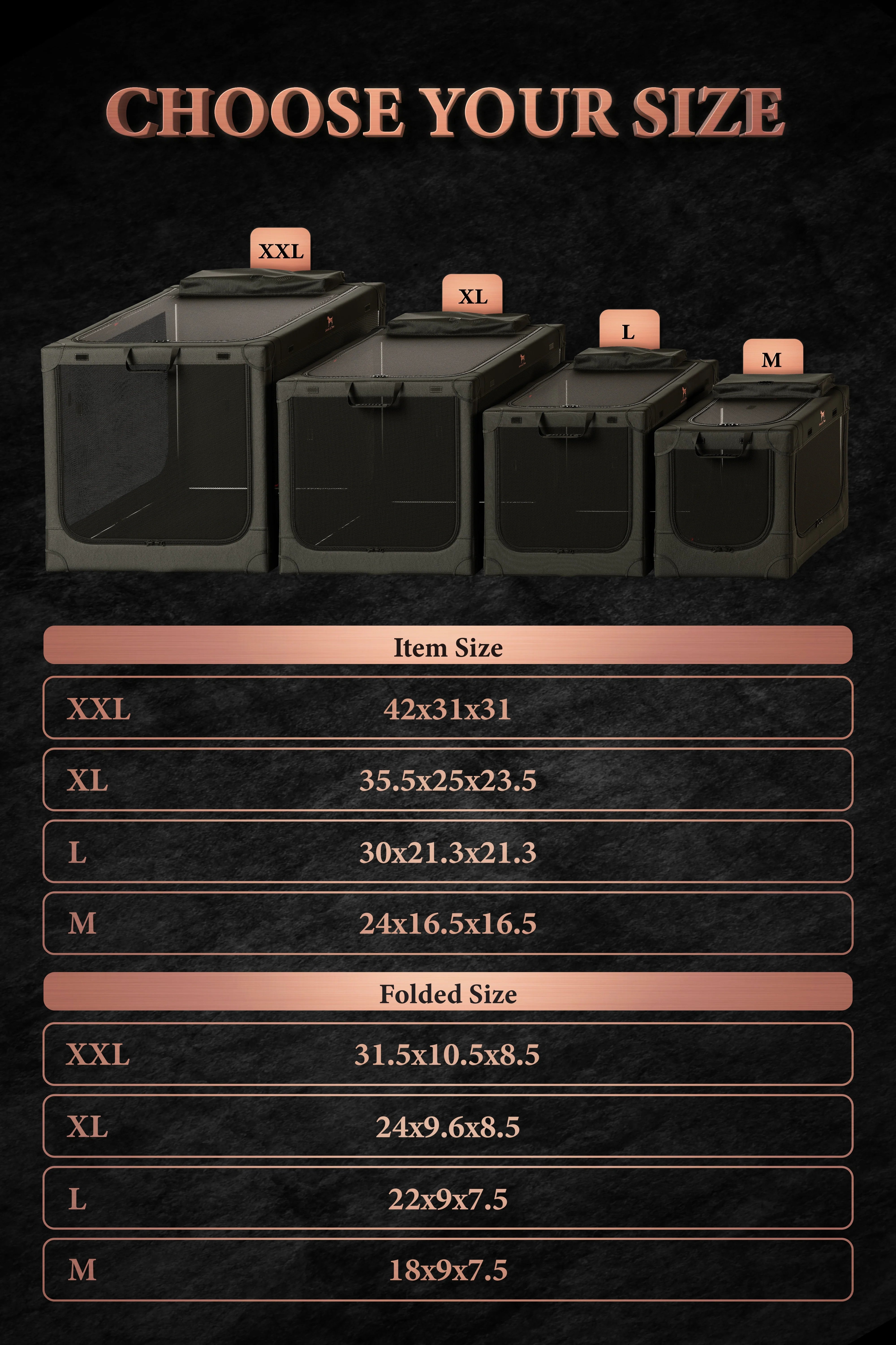 Collapsible Dog Crate Including Pet Mat Ideal for Traveling (Patented Folding)