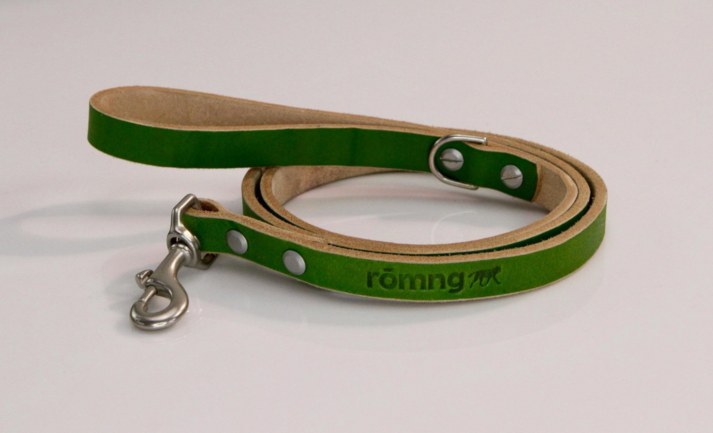 48" Genuine Leather Dog Leashes - Made in USA