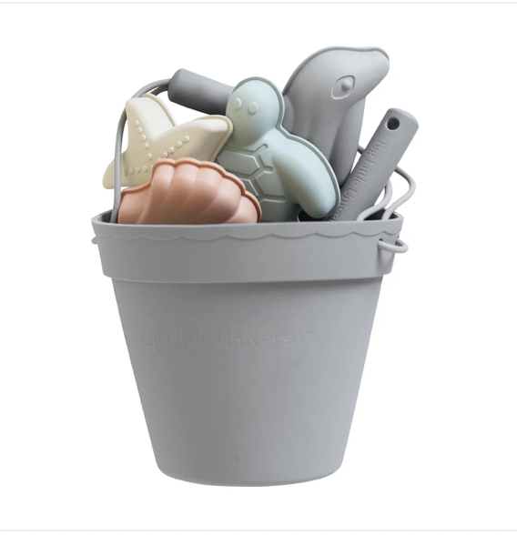 Beach Bucket Set - Dove Grey