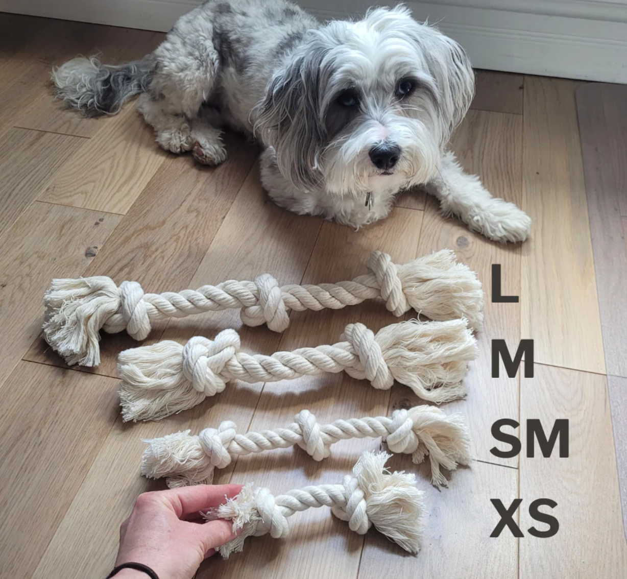 100% Organic Cotton Rope Dog Toy