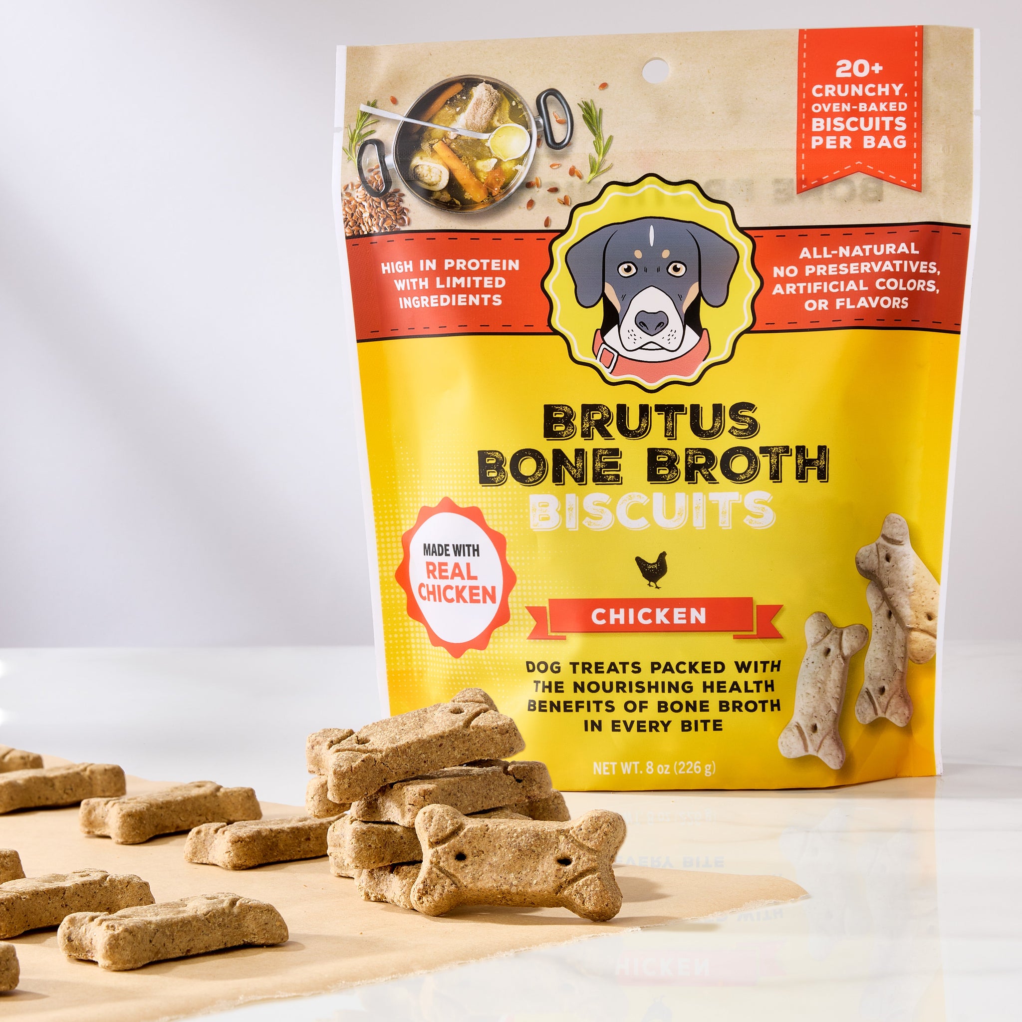Brutus Broth Biscuits - Chicken