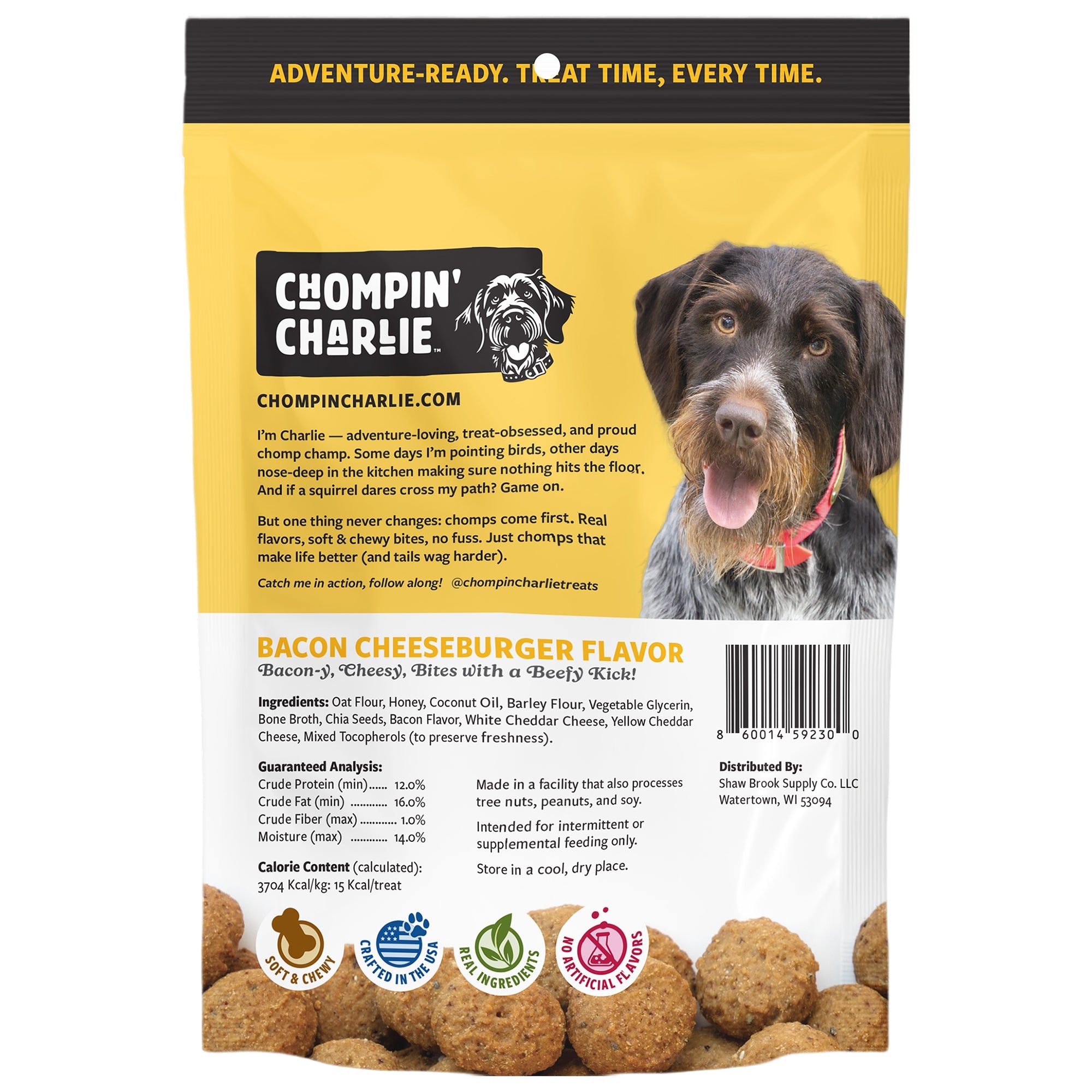 Bacon Cheeseburger Flavor Dog Treats