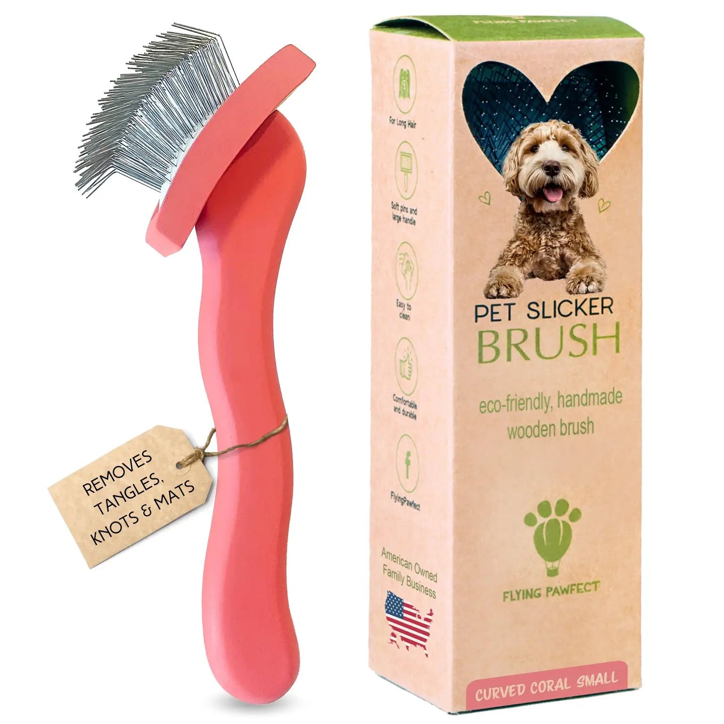 Curved Slicker Brush