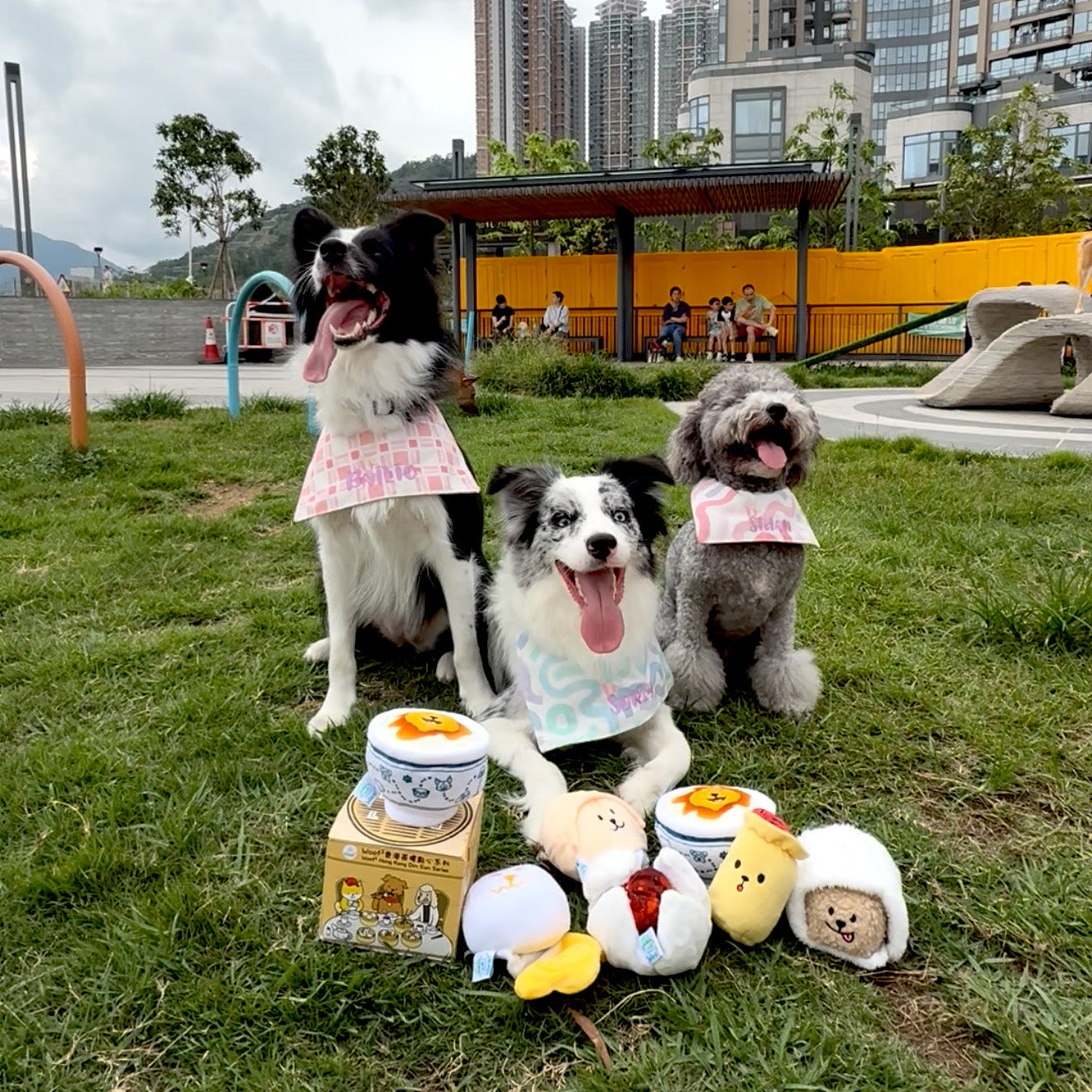 Woof² Hong Kong Dim Sum Series Pet Toy Blind Box (1 Pack = 12 boxes, random mystery toys of 6 styles)