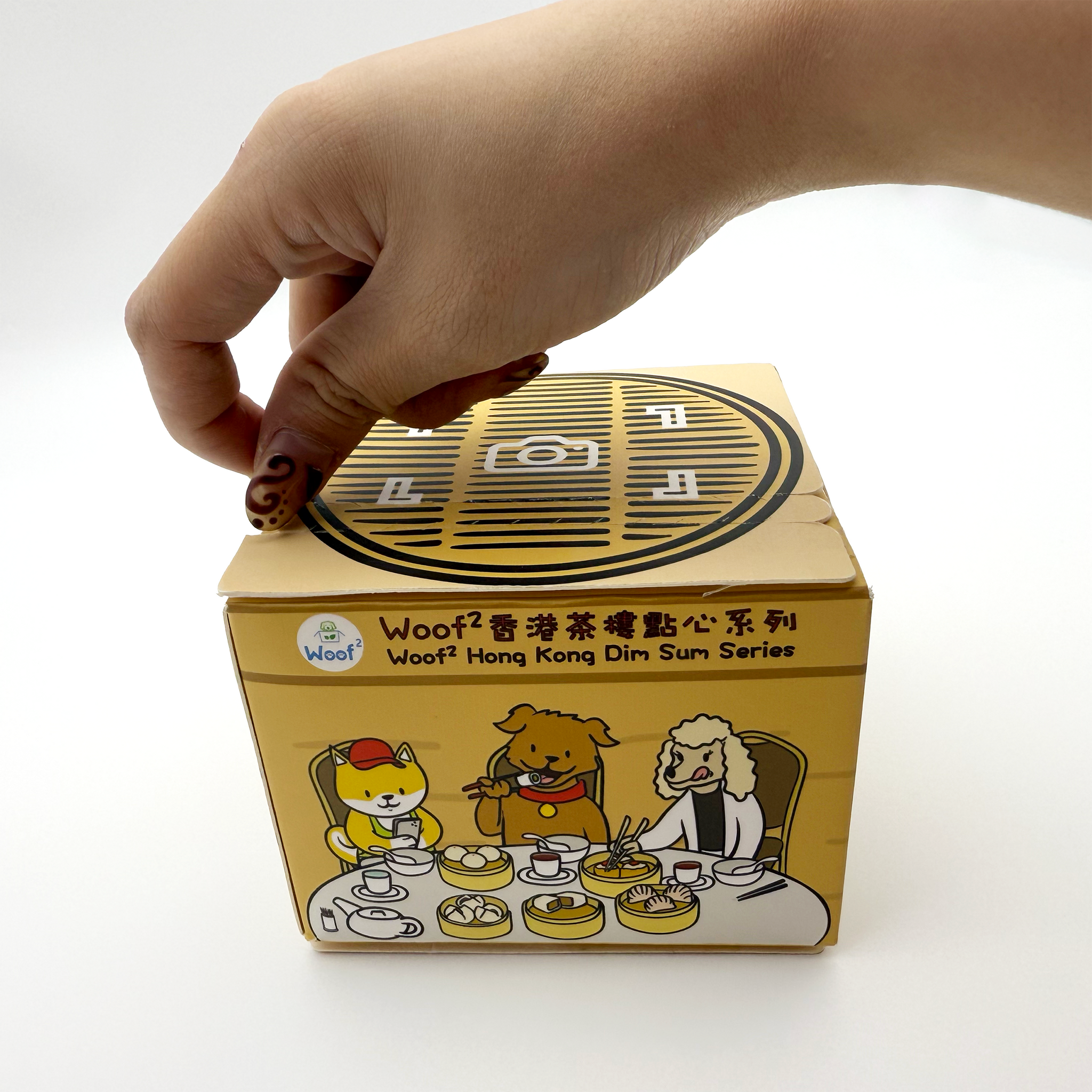 Woof² Hong Kong Dim Sum Series Pet Toy Blind Box (1 Pack = 12 boxes, random mystery toys of 6 styles)