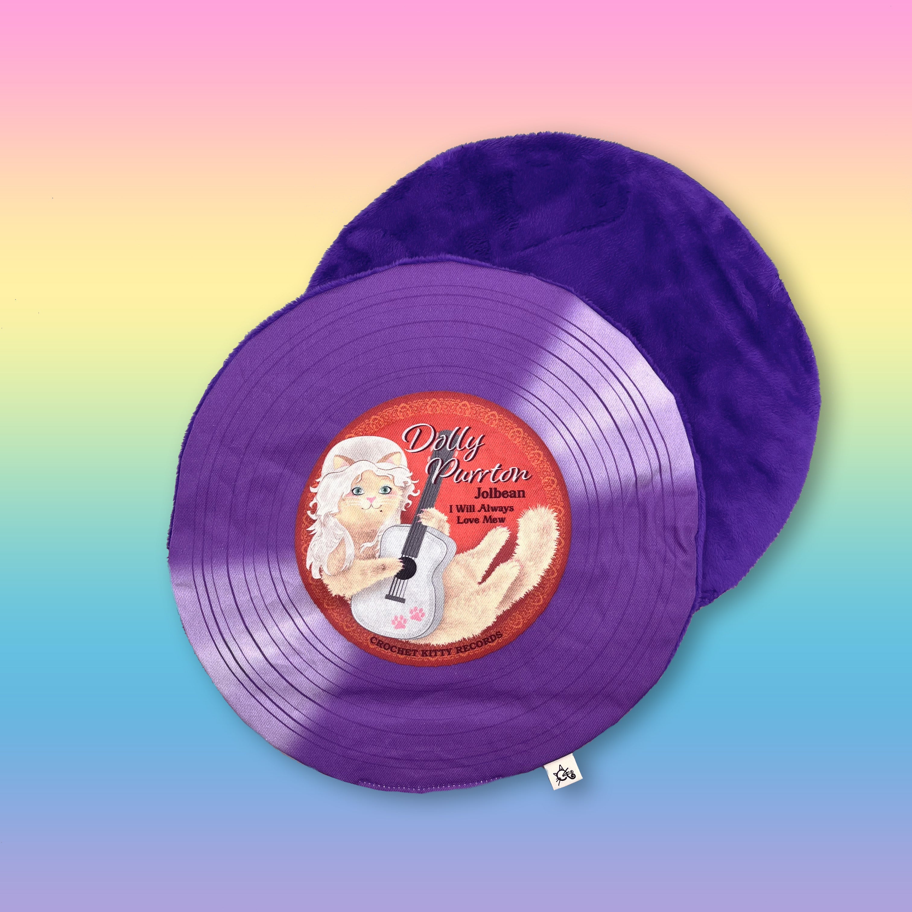 Crinkle and Catnip Record Cat Mat