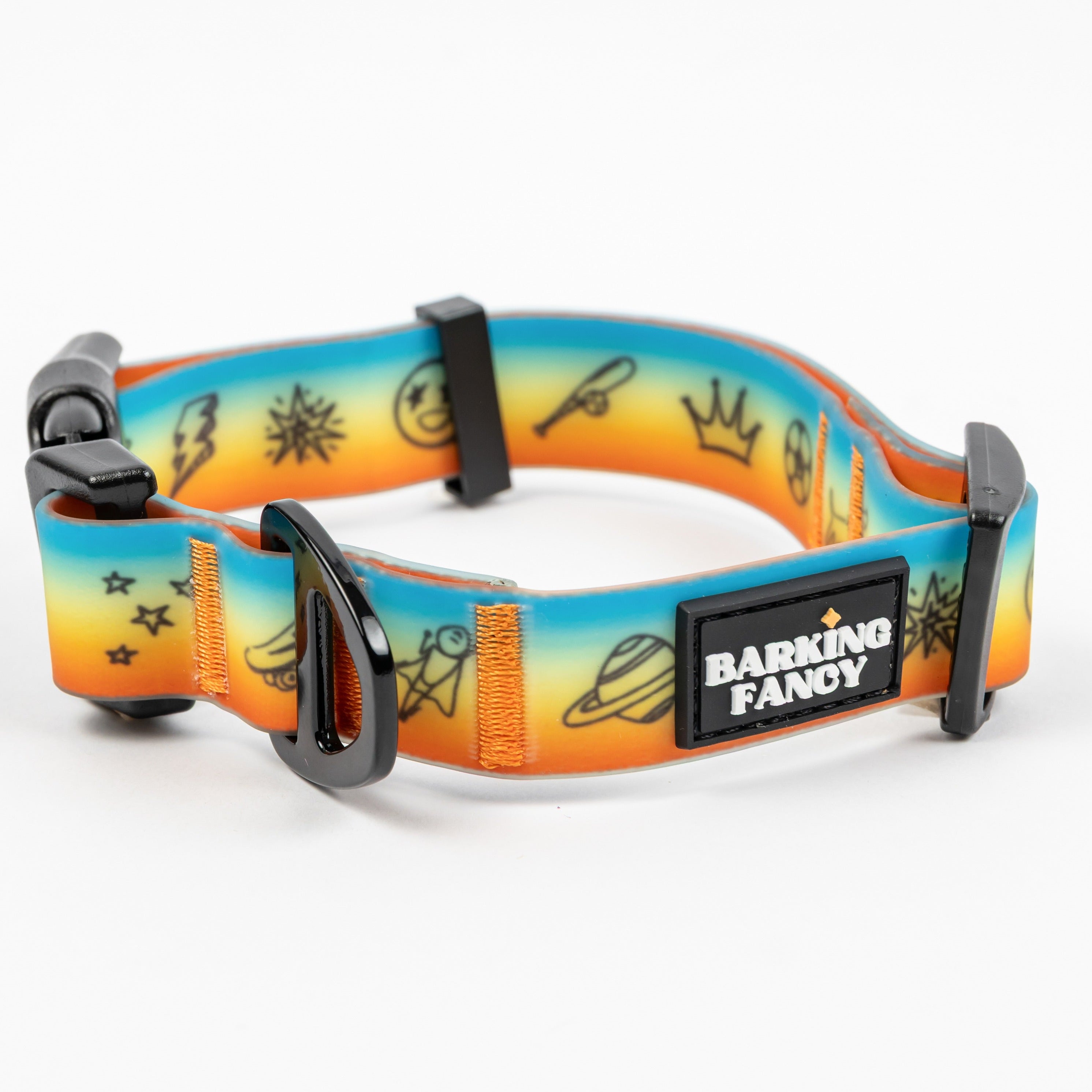 Doodles Print Waterproof 3 Piece Walk Set - Orange Gradient