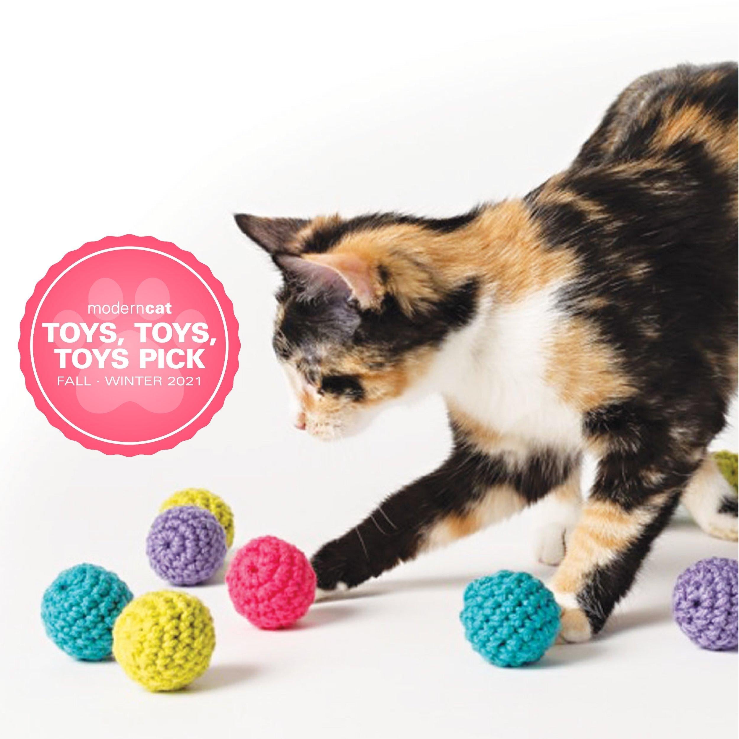Crochet Balls with Bells 3-Pack