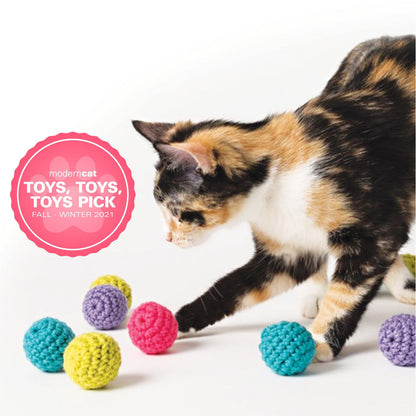Crochet Balls with Bells 3-Pack