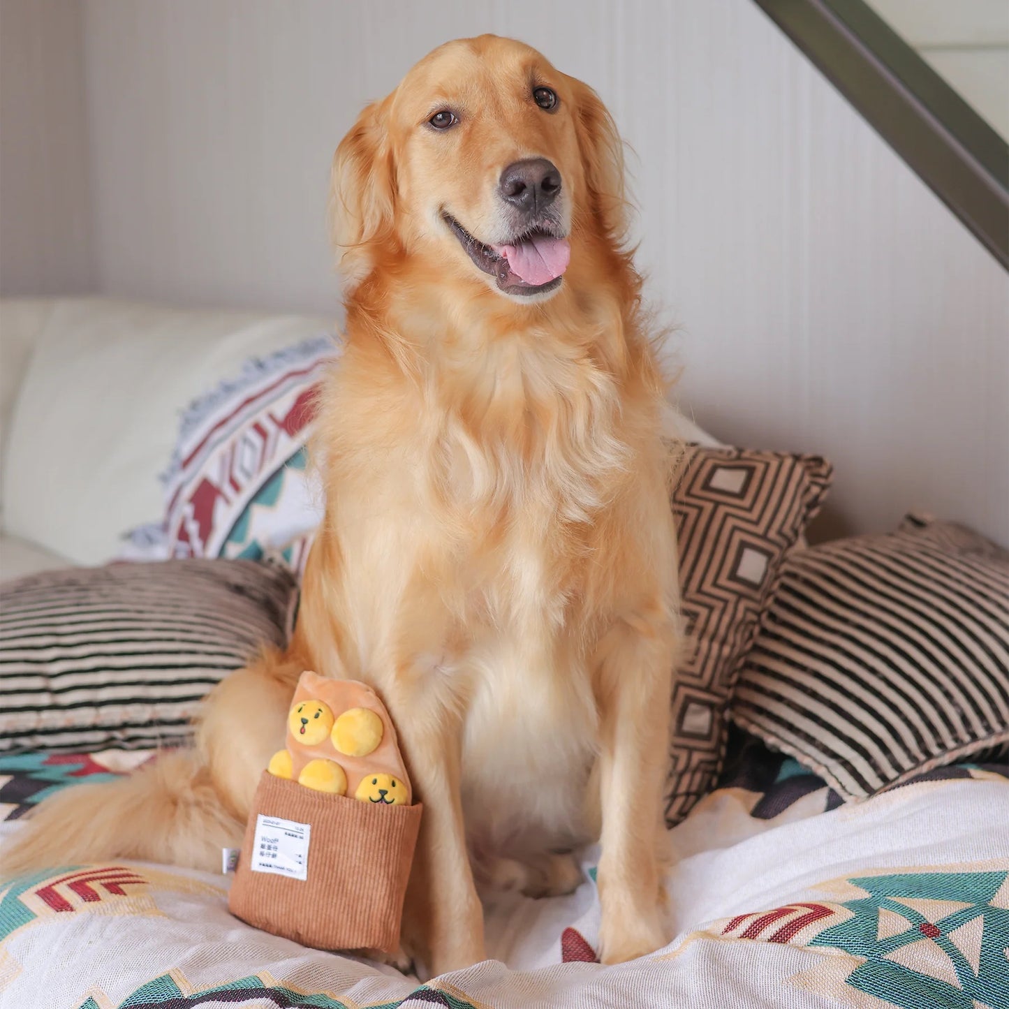 Woof² Egg Puff/ Waffle 2-in-1 Nose-work Pet Toy