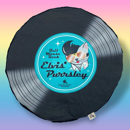 Crinkle and Catnip Record Cat Mat