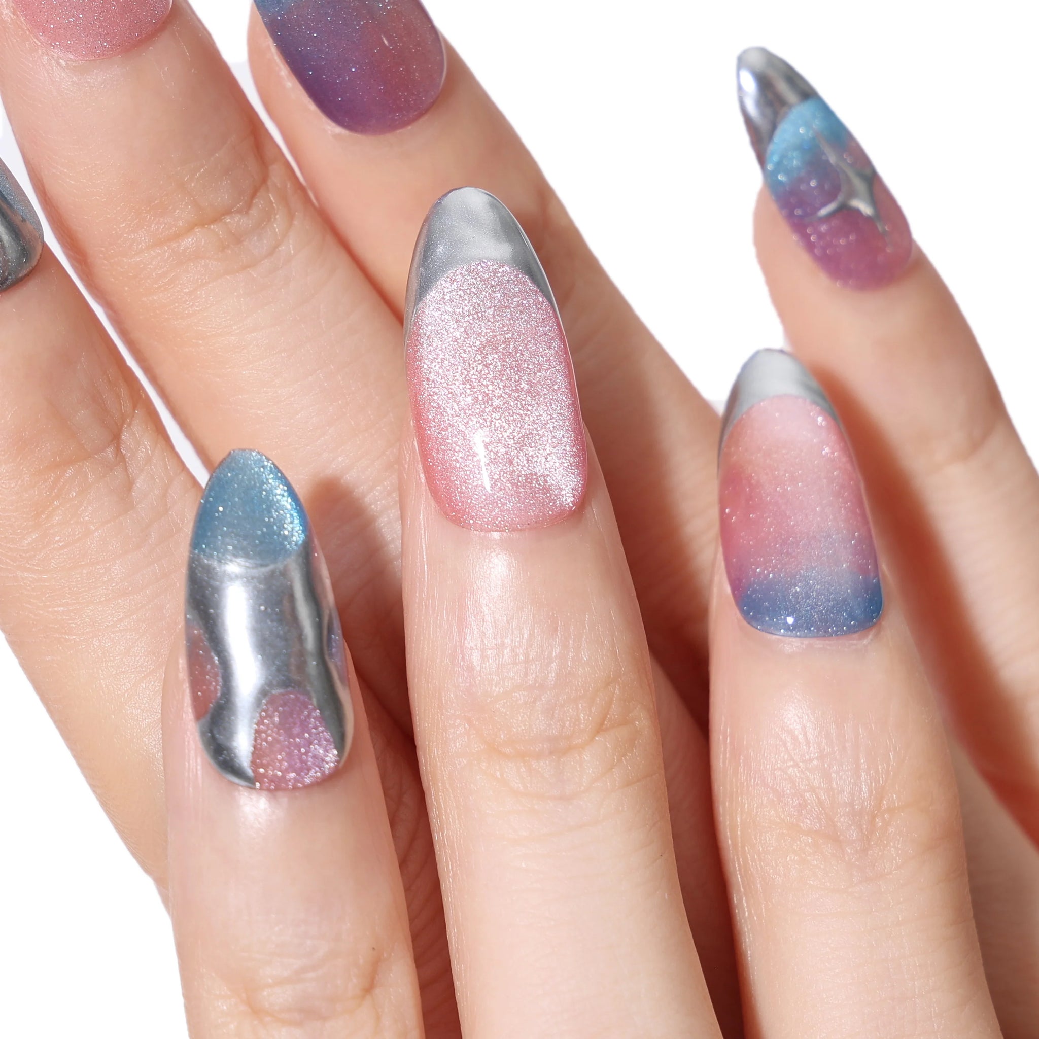 Titanium Jelly - Press-On Nail