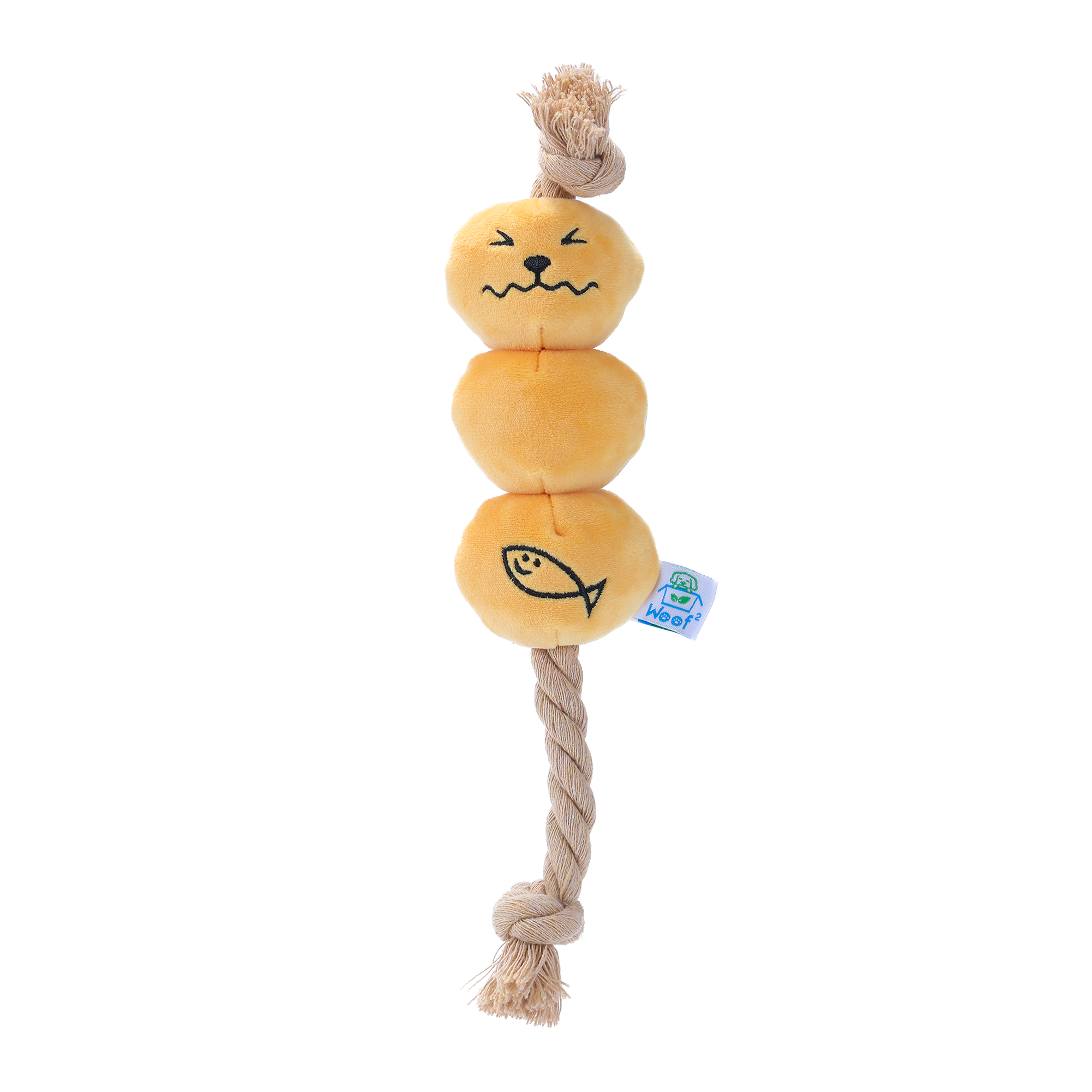 Woof² Curry Fishball Pet Toy