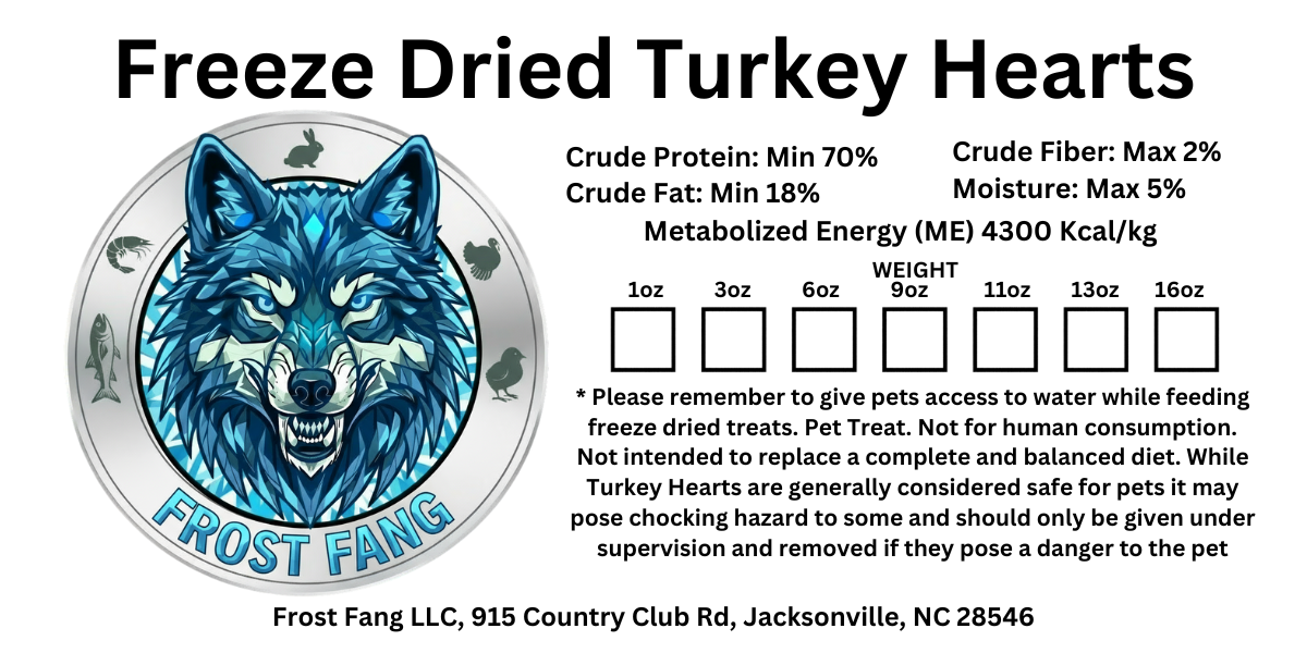 Freeze-Dried Turkey Hearts