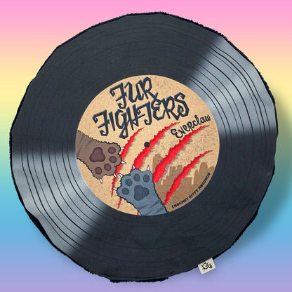 Crinkle and Catnip Record Cat Mat