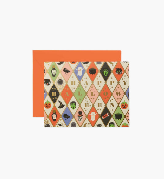 Halloween Argyle Card