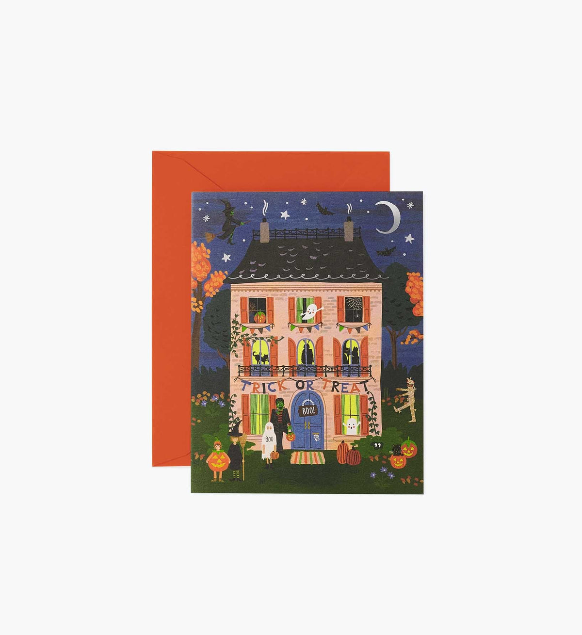 Haunted House Halloween Card