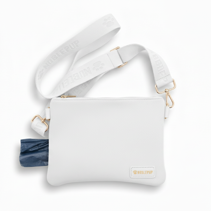 Bark Bag Dog Treat Pouch - White