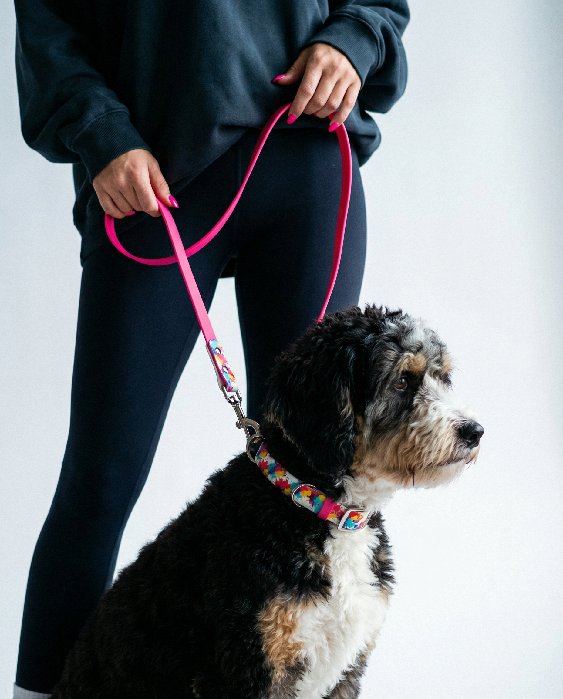Paint Splash Biothane Collar