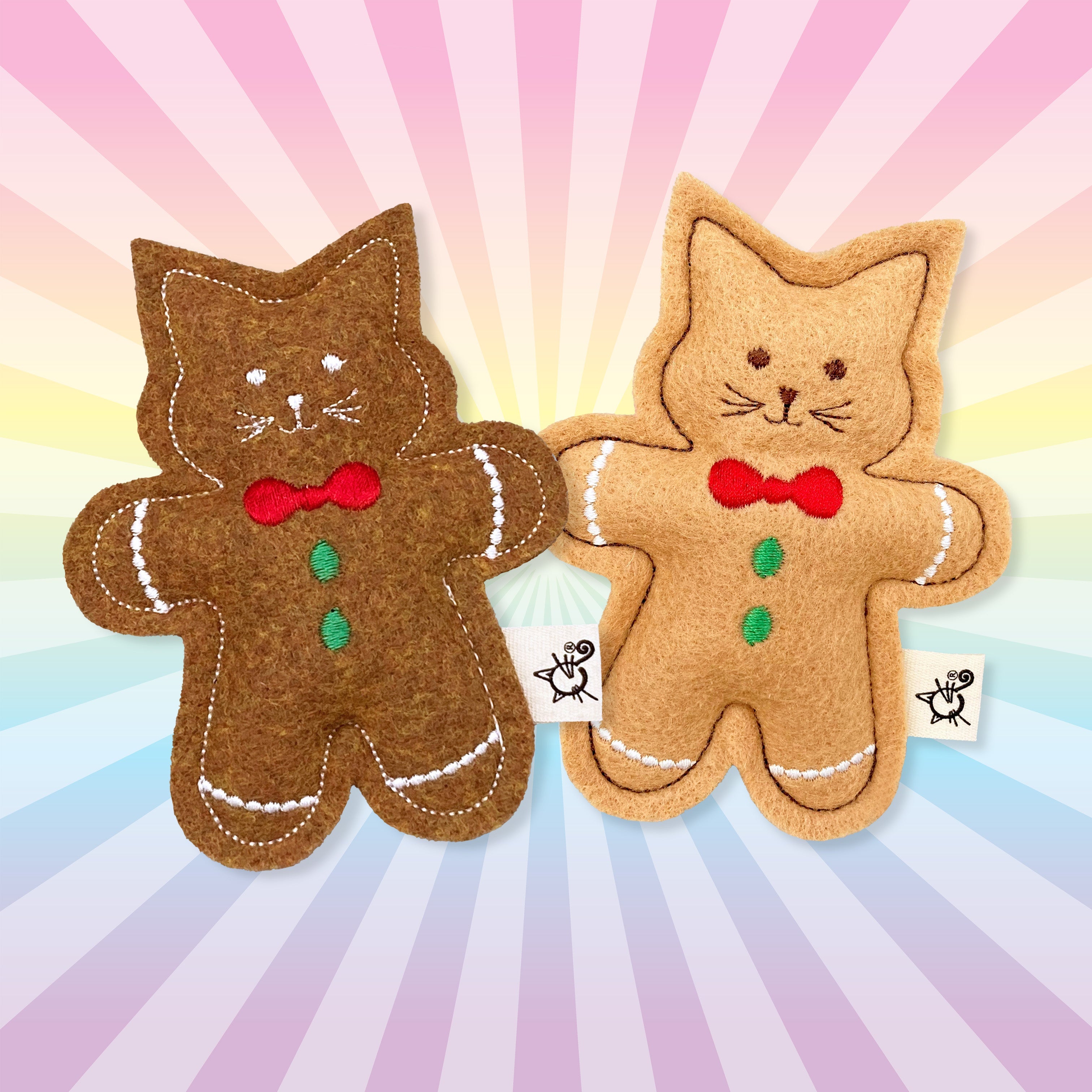 Gingerbread Cat Cookie Cat Toy