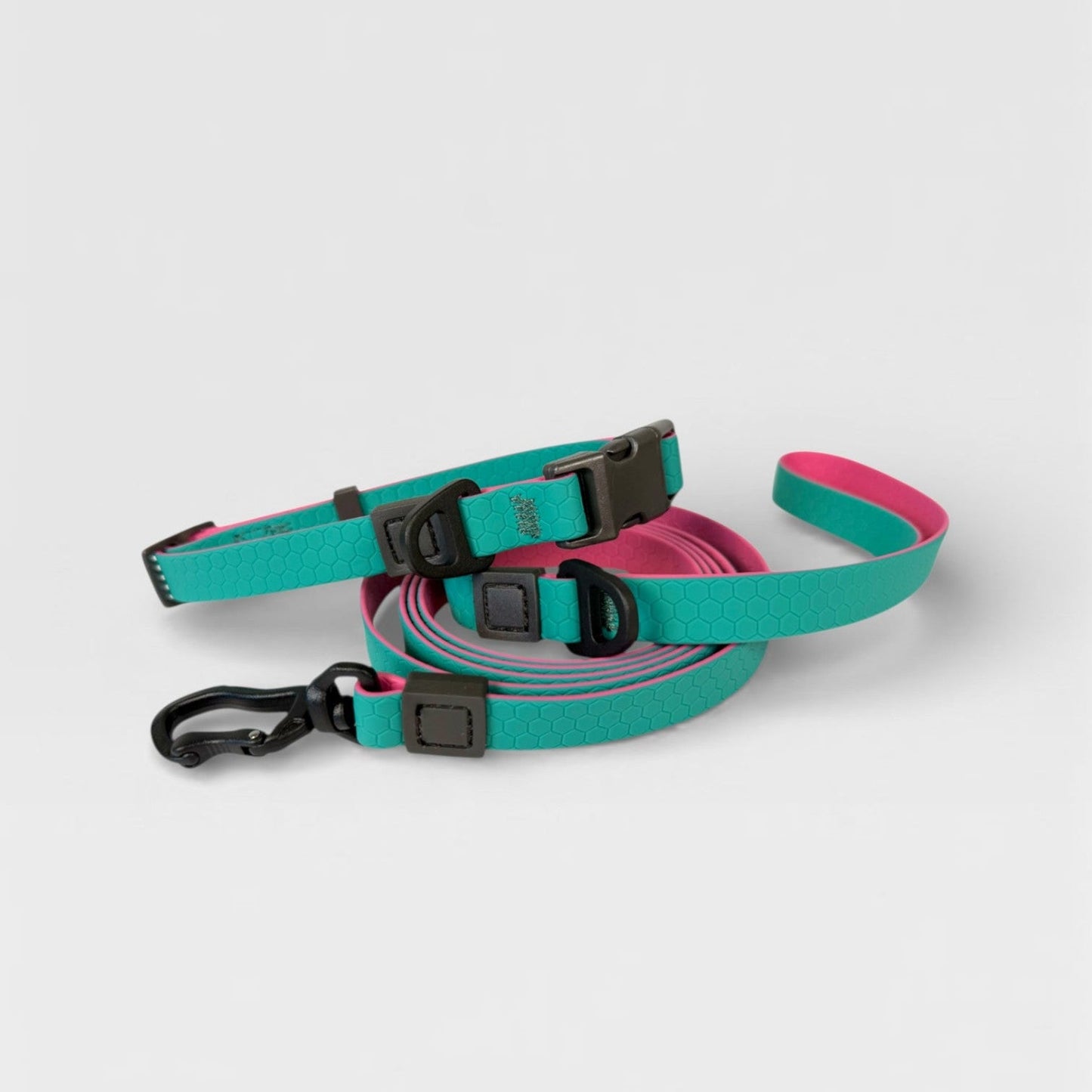 Hexagon Walk Set - Waterproof Collar & Leash Set for Small Dogs