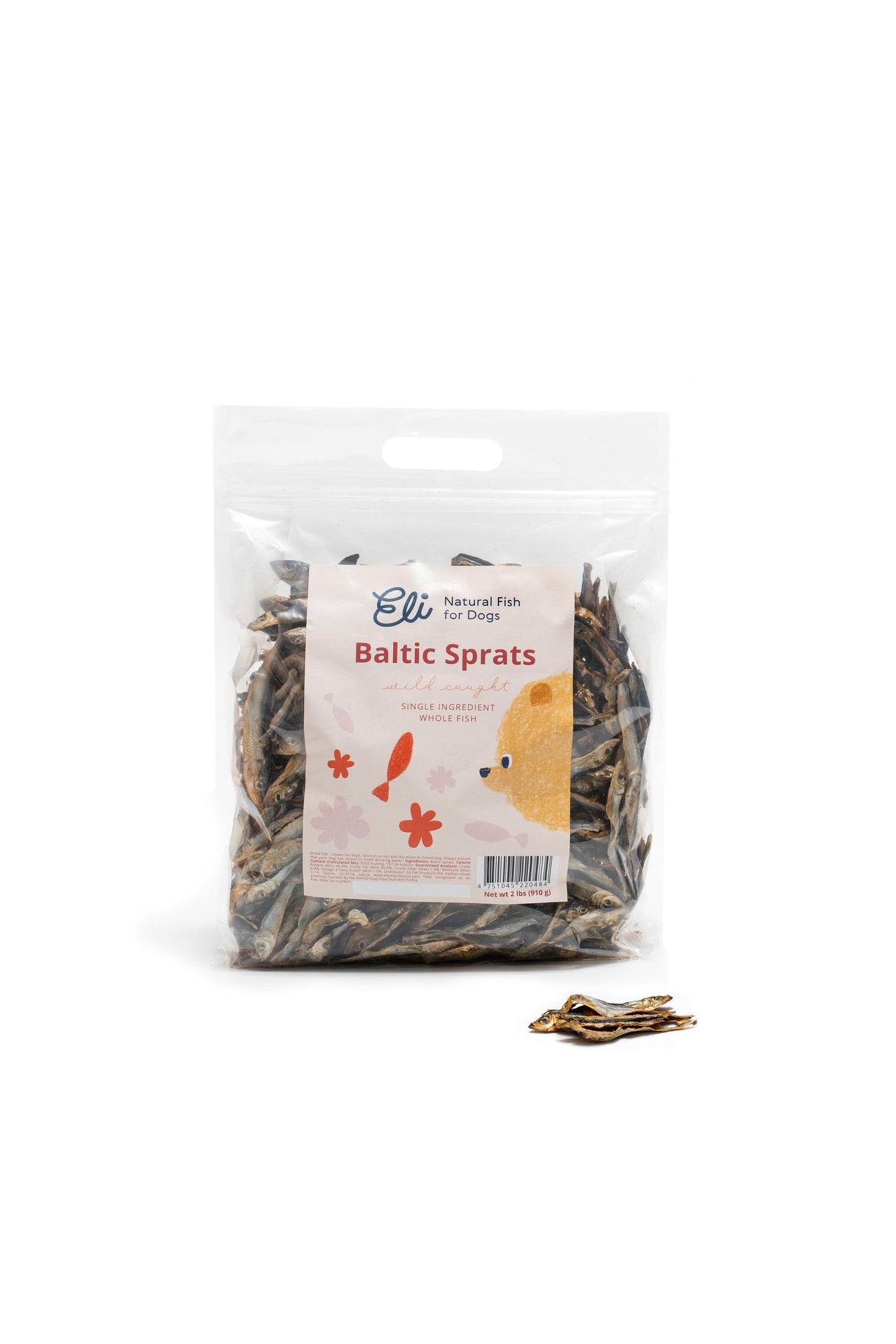 Dried Baltic Sprats For Dogs 2 lbs