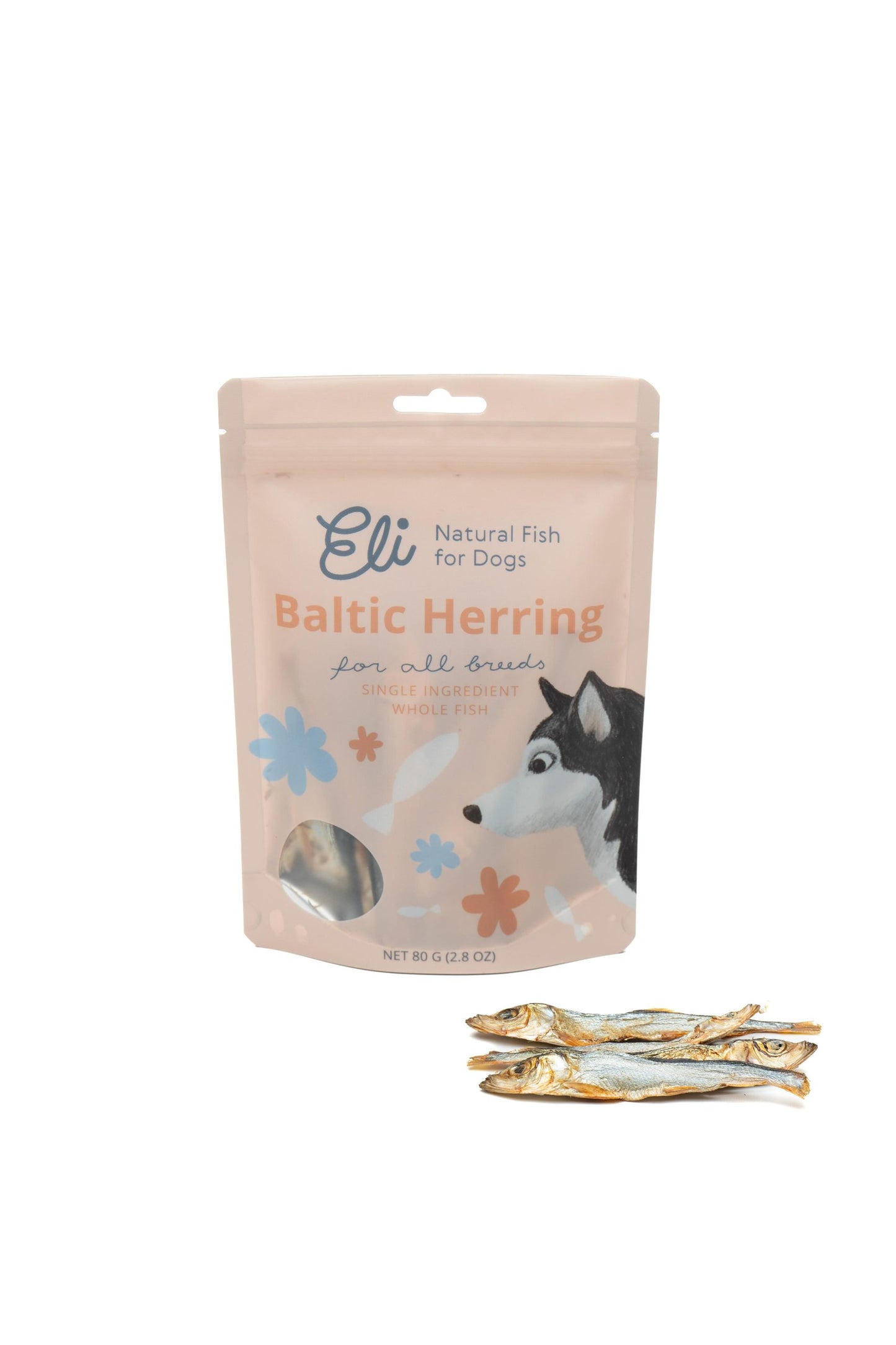 Dried Baltic Herring For Dogs 2.8 oz
