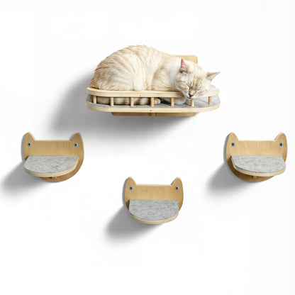 Cat Wall Steps & Shelf