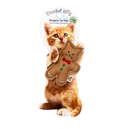 Gingerbread Cat Cookie Cat Toy