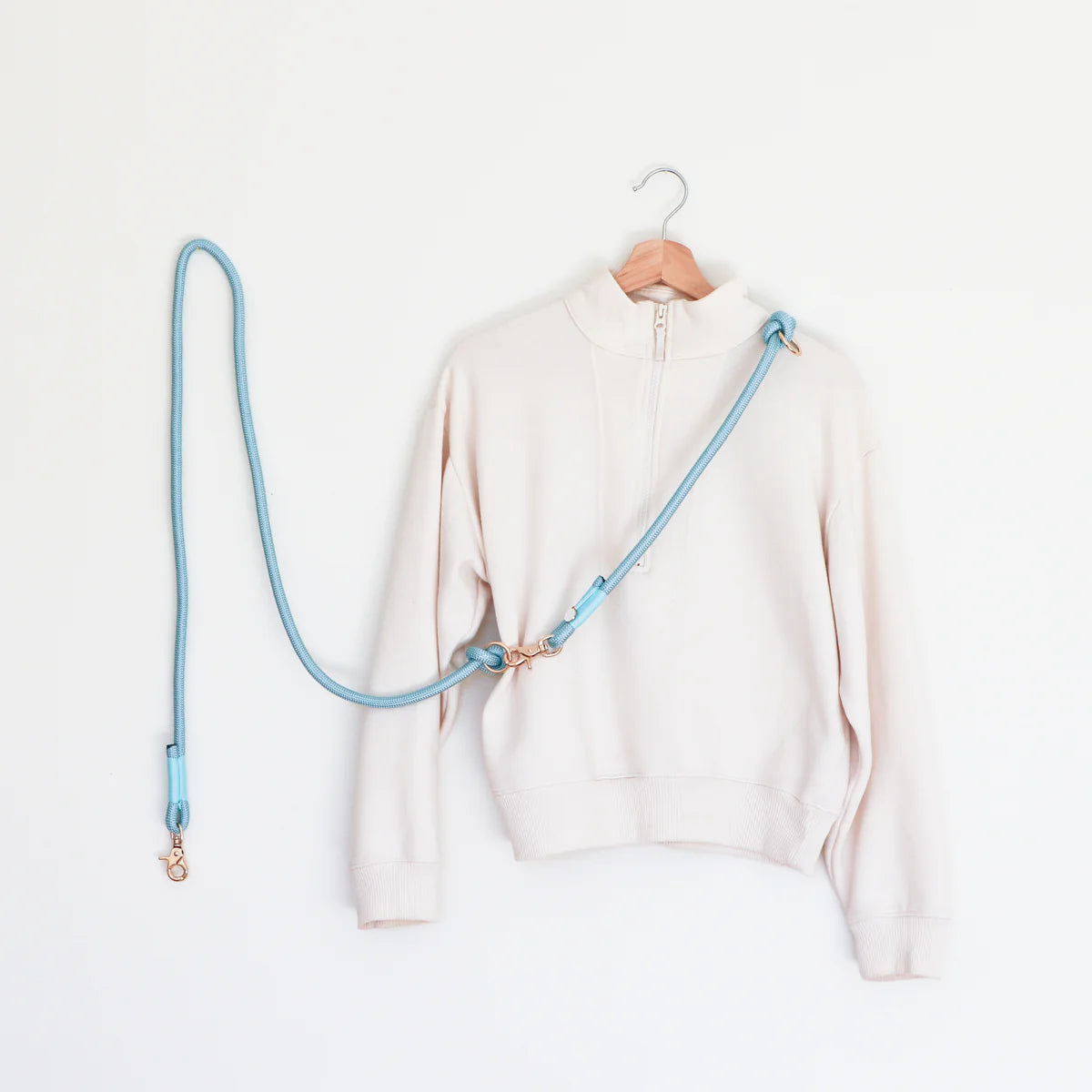 'Aqua' - Hands Free Braided Leash