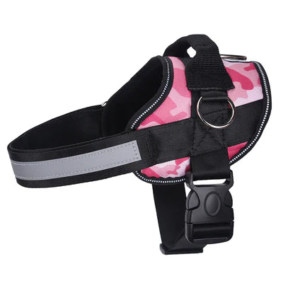 Pink Camo Dog Joyride Basic Essential Harness