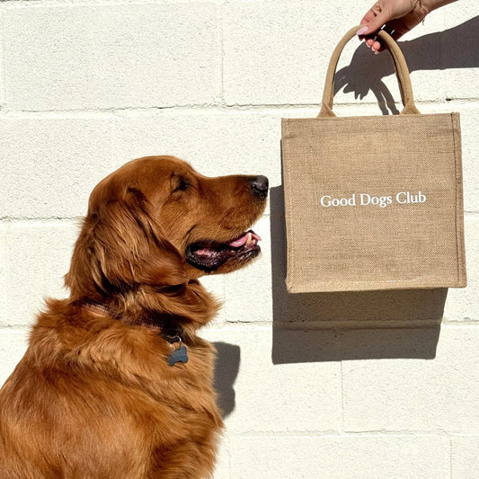 Good Dogs Club Jute Tote Bag