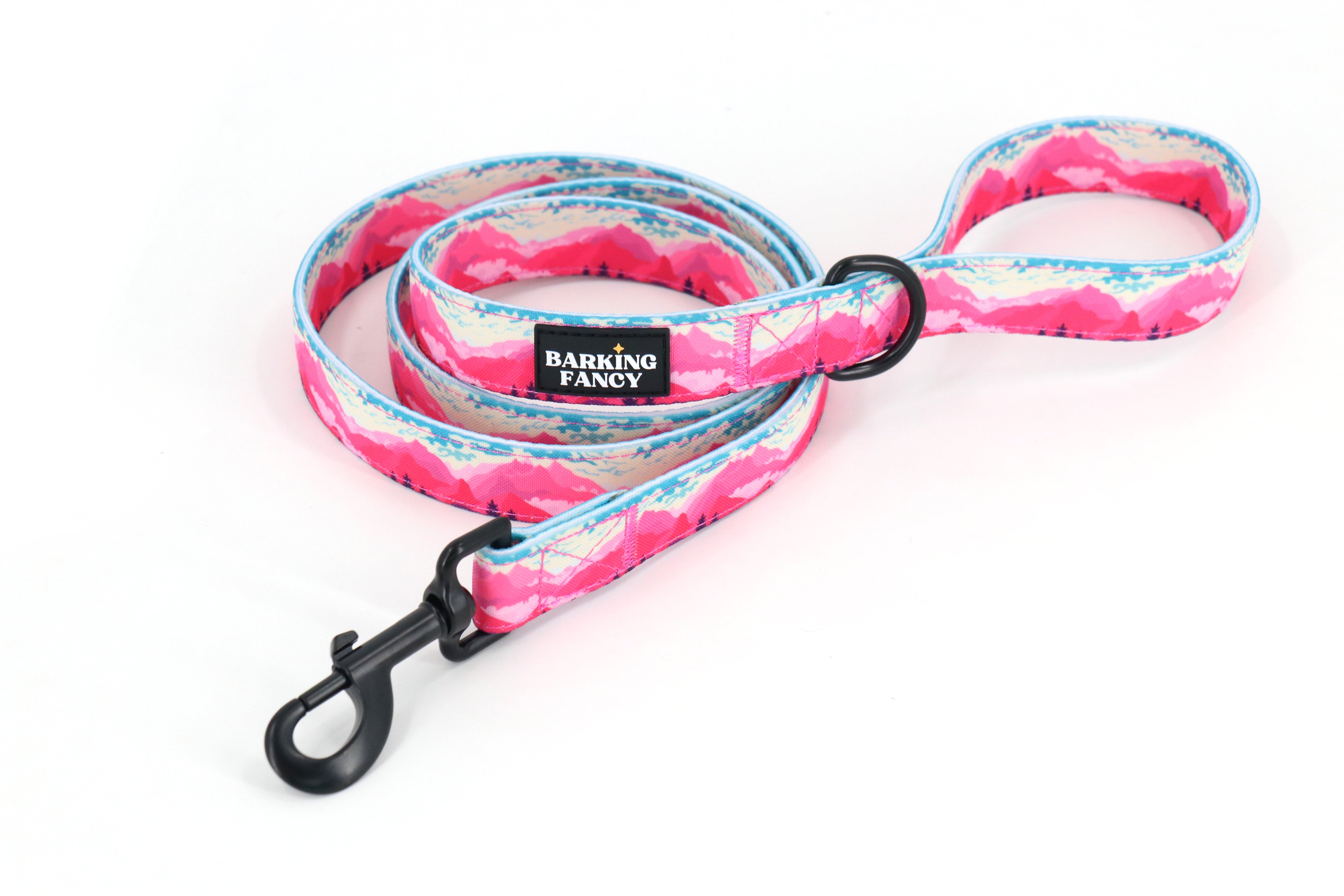 Mountainscape Dog Leash - Pink