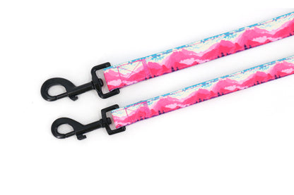 Mountainscape Dog Leash - Pink