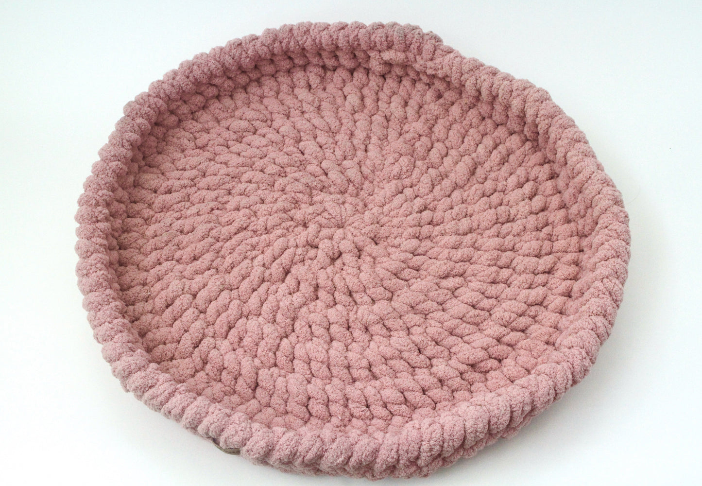 Light pink pet bed