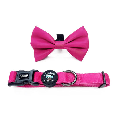 Collar + Free Removable Bowtie (Solid Colors)