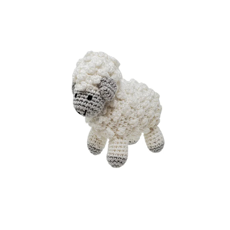 Little Crochet Lamb, White