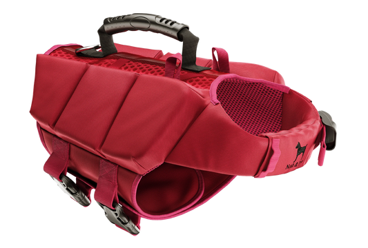 Dog Life Jacket Red x3 cubes foam XS