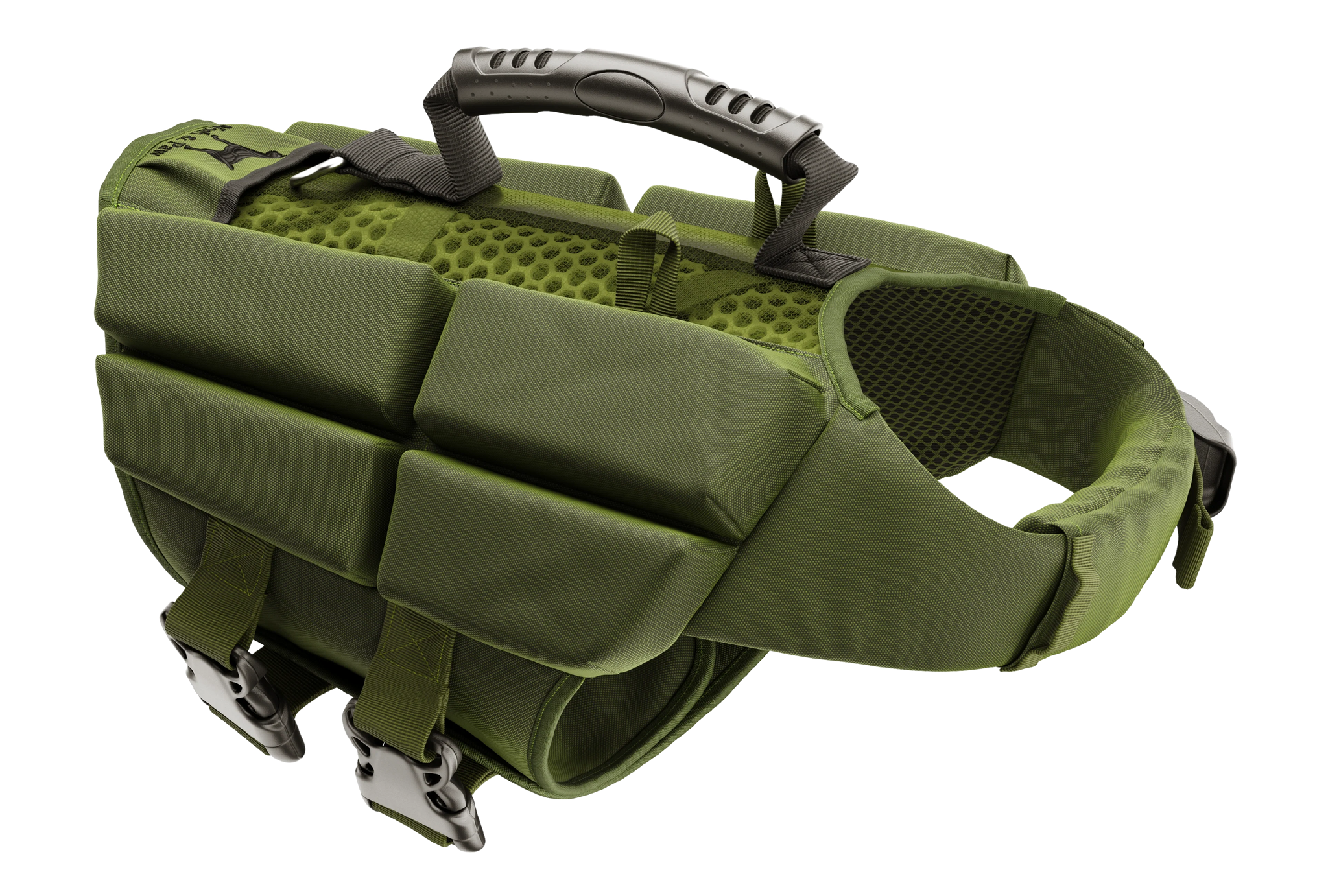 Dog Life Jacket Green x4 cubes foam S