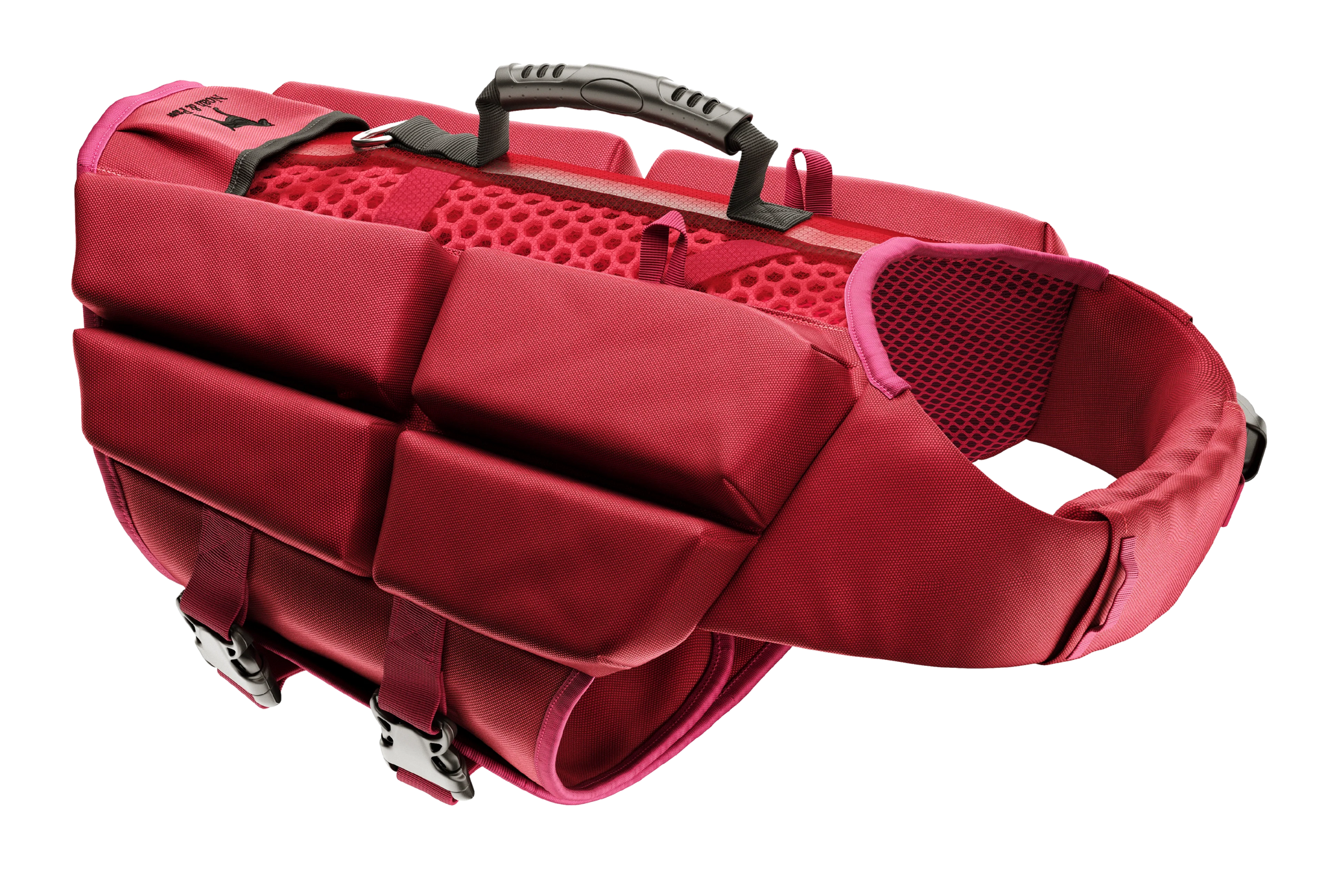 Dog Life Jacket Red x4 cubes foam XL