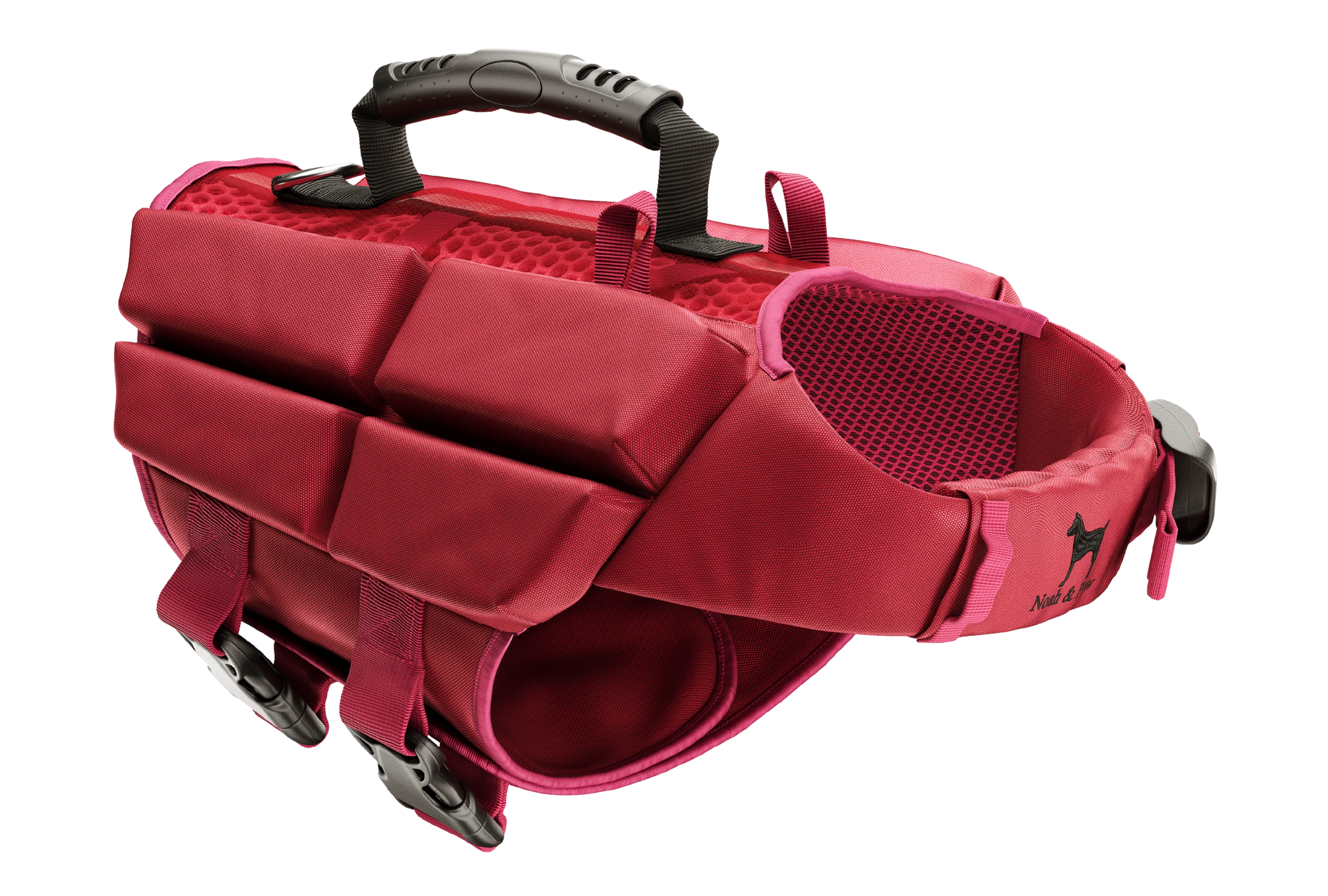 Dog Life Jacket Red x4 cubes foam XS