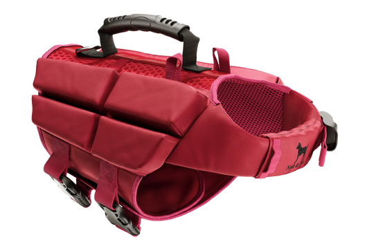 Dog Life Jacket Red x4 cubes foam XS