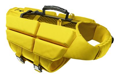 Dog Life Jacket Yellow x4 cubes foam XL