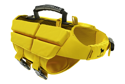 Dog Life Jacket Yellow x4 cubes foam XS
