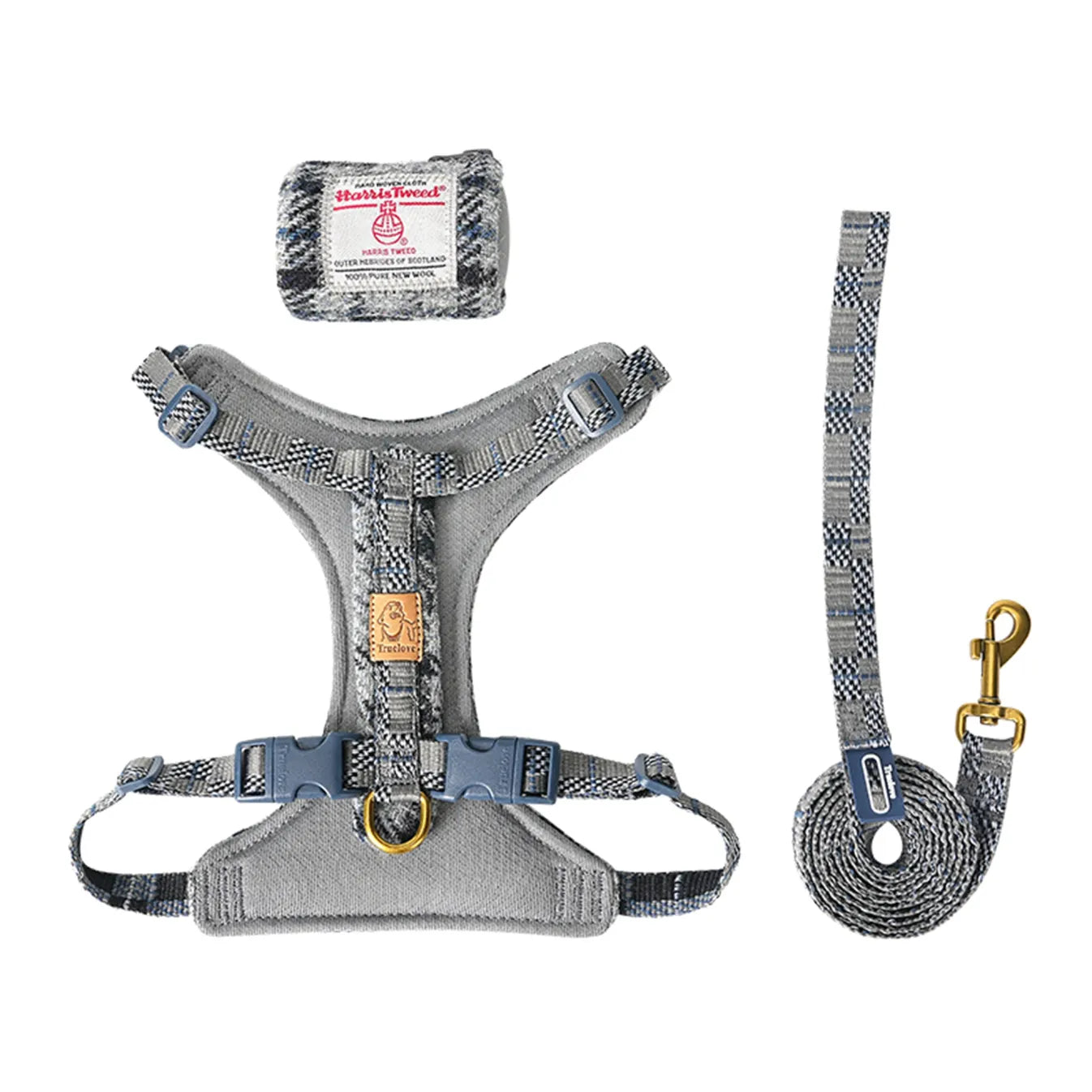 Truelove Comfort Fashionable Series Harness Leash Suit Convenient Poop Bag Dispenser (TLH2912)