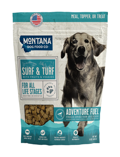 Grain-free Surf & Turf Freeze-dried Raw Adventure Fuel (Dog Food)