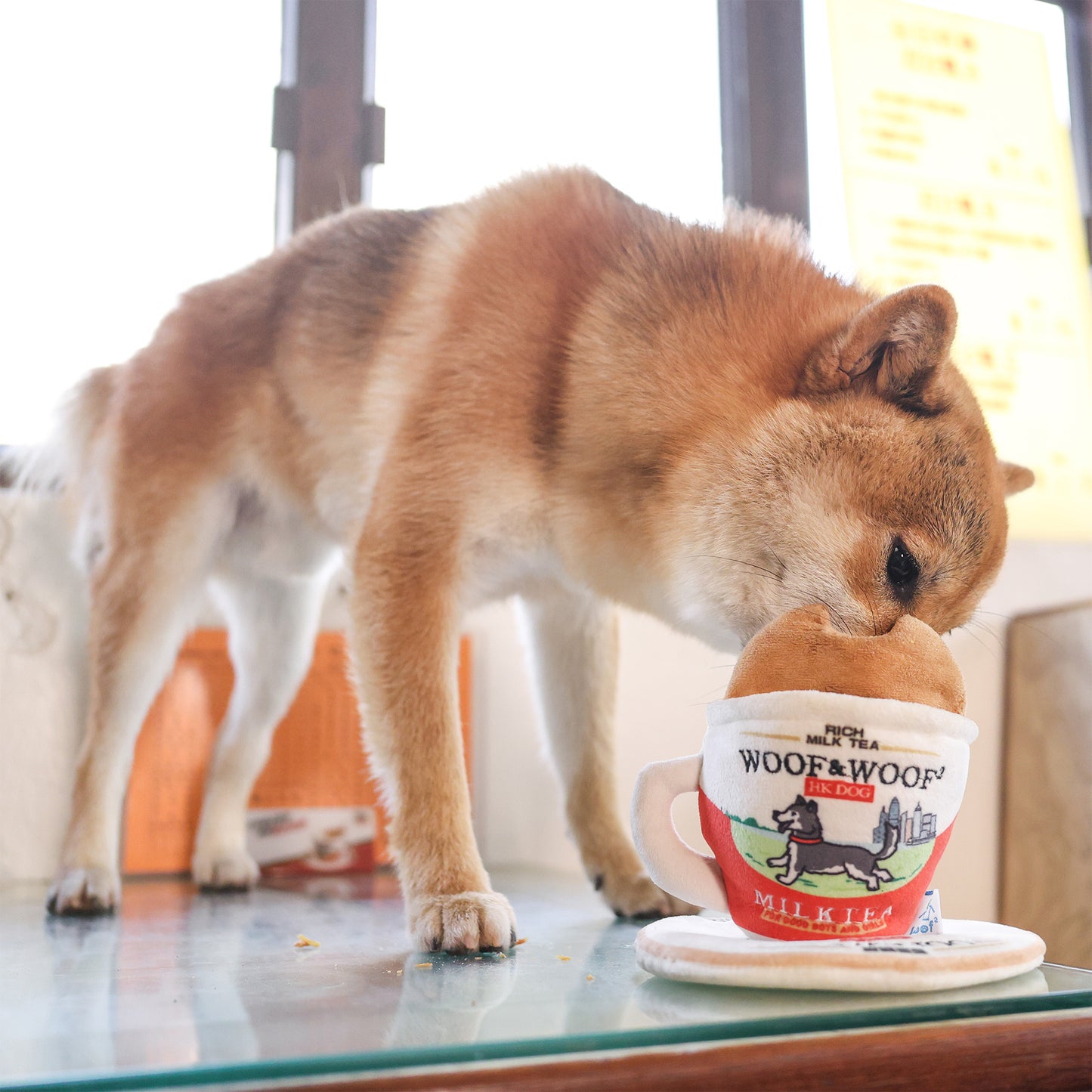 Woof² Hong Kong Milk Tea 2-in-1 Nose-work Pet Toy