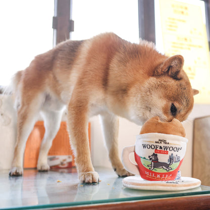 Woof² Hong Kong Milk Tea 2-in-1 Nose-work Pet Toy